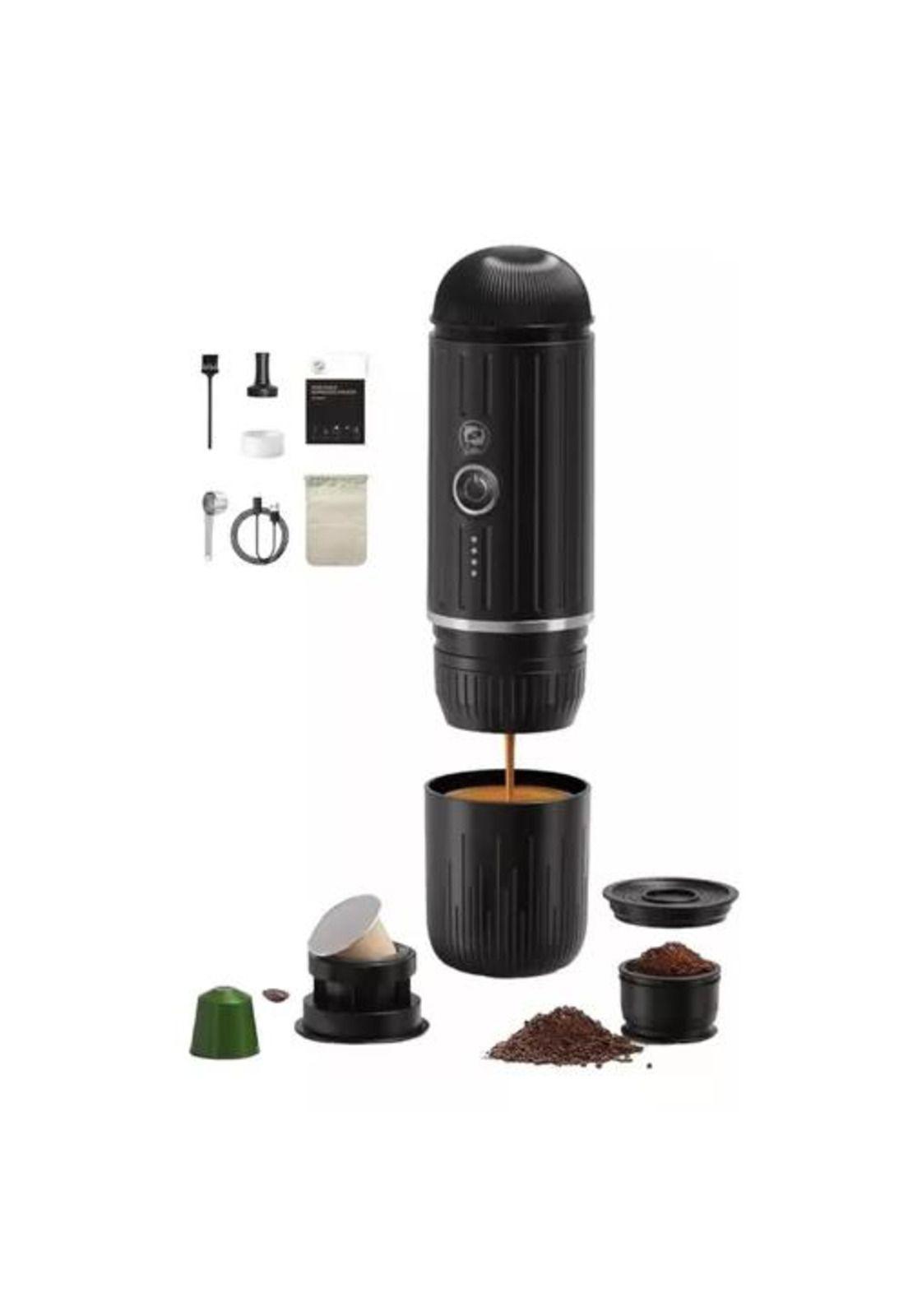 Máquina de café portátil, cafetera de mano, mini máquina café-0