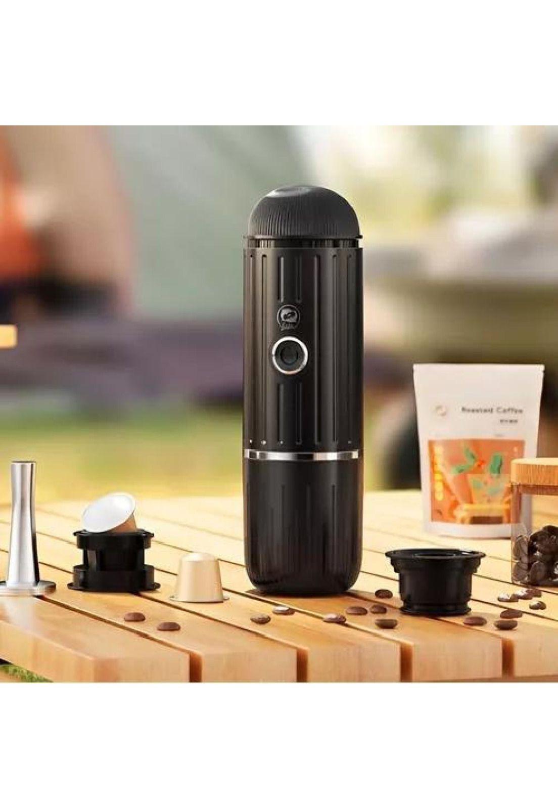Máquina de café portátil, cafetera de mano, mini máquina café-4