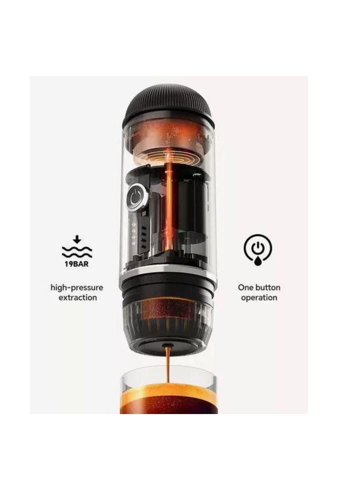 Máquina de café portátil, cafetera de mano, mini máquina café-5