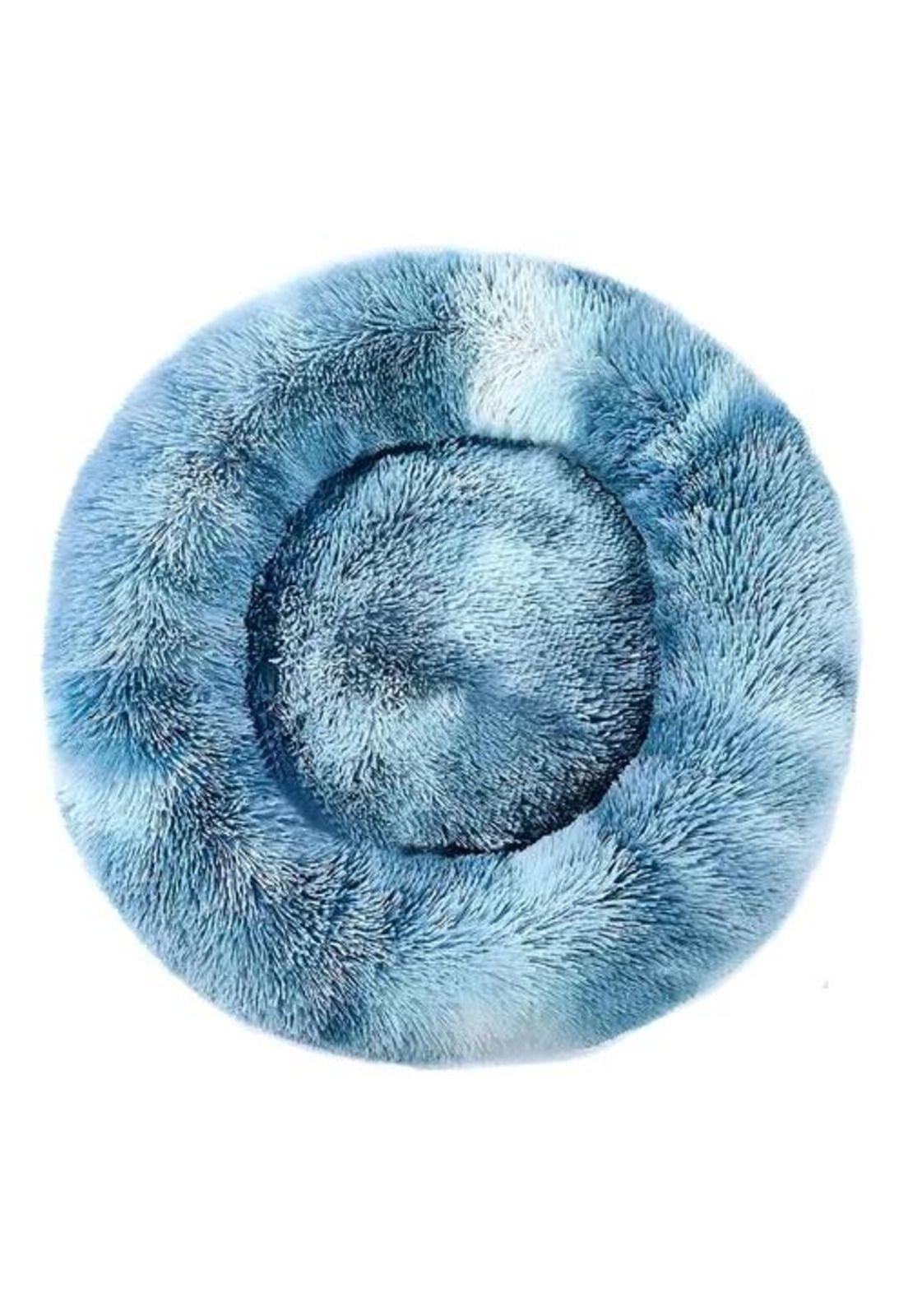 Cama antiestrés felpa pequeña para mascotas 40 cm-6