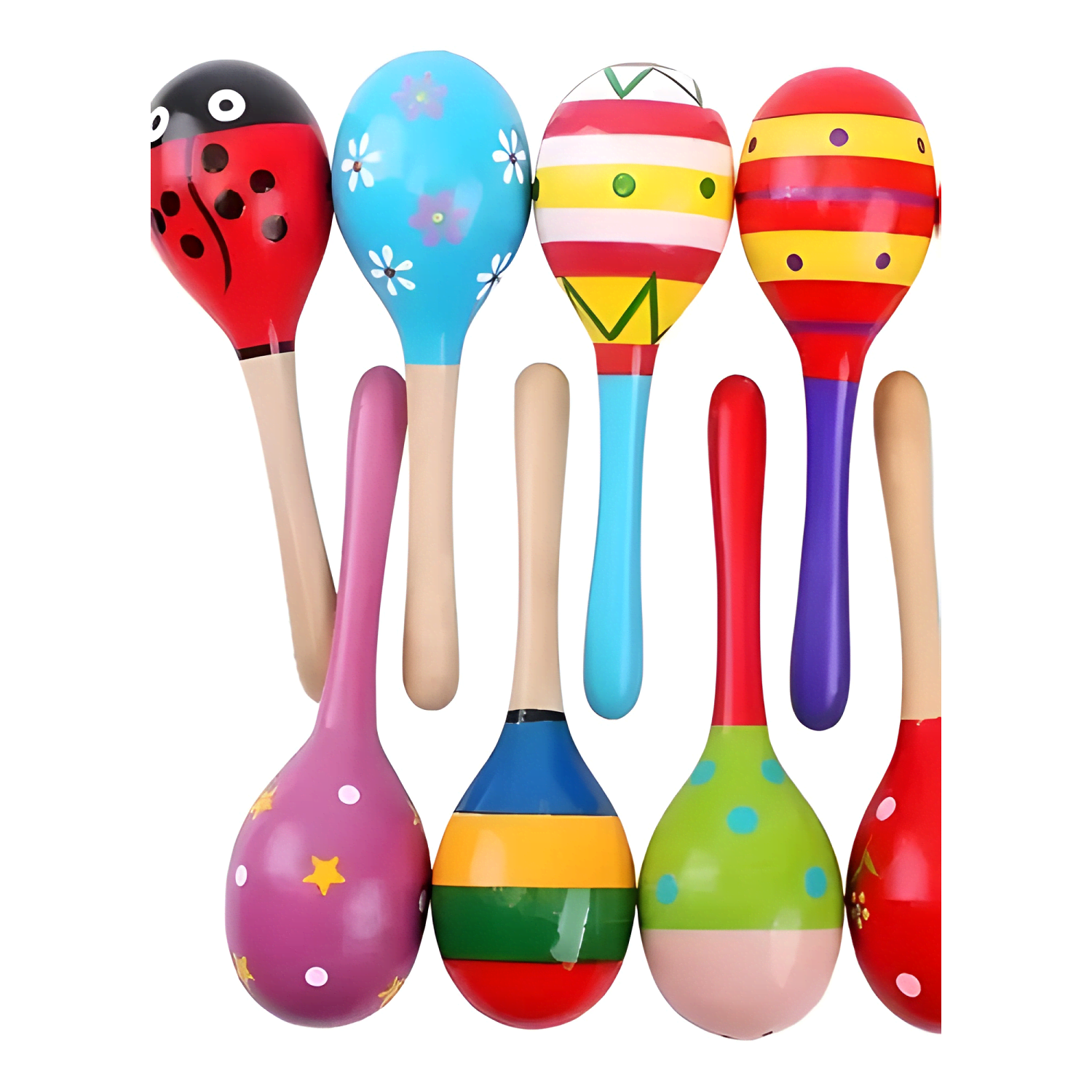 Juguetes didacticos musicales para niños madera pack x7-3