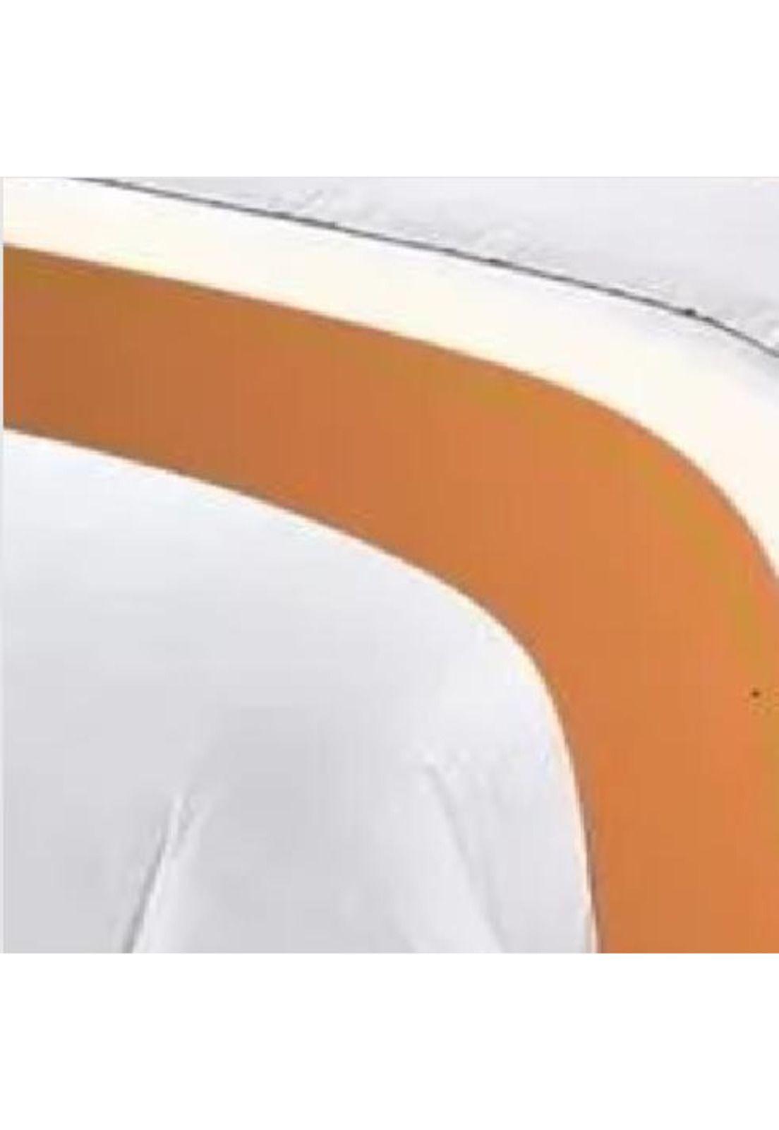 Pieceras para cama decorativa 60x200 cm + 2 fundas 45x45 diseño 8 color naranja-0
