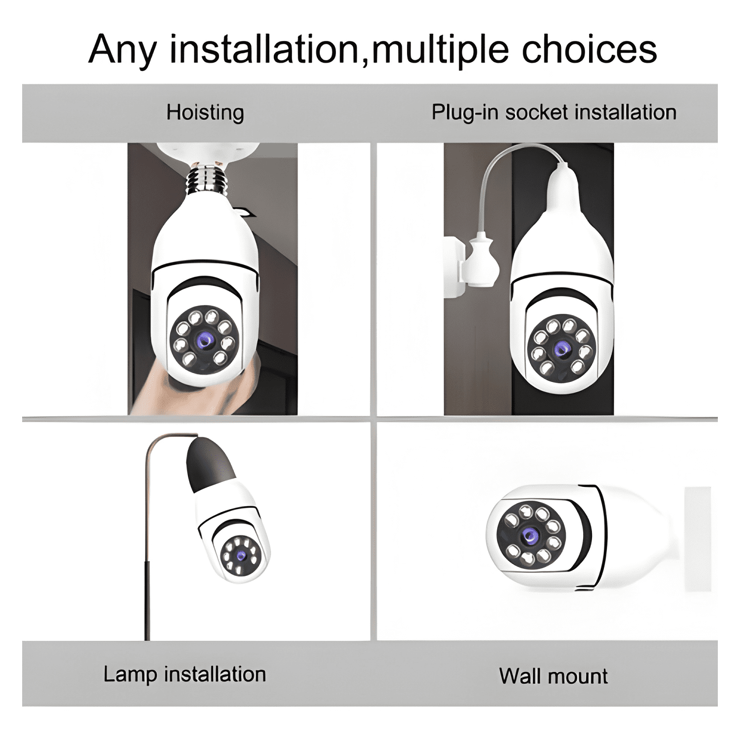 Cámara de Seguridad Cámara Smart Wifi Versión 2.0 Blanco-4