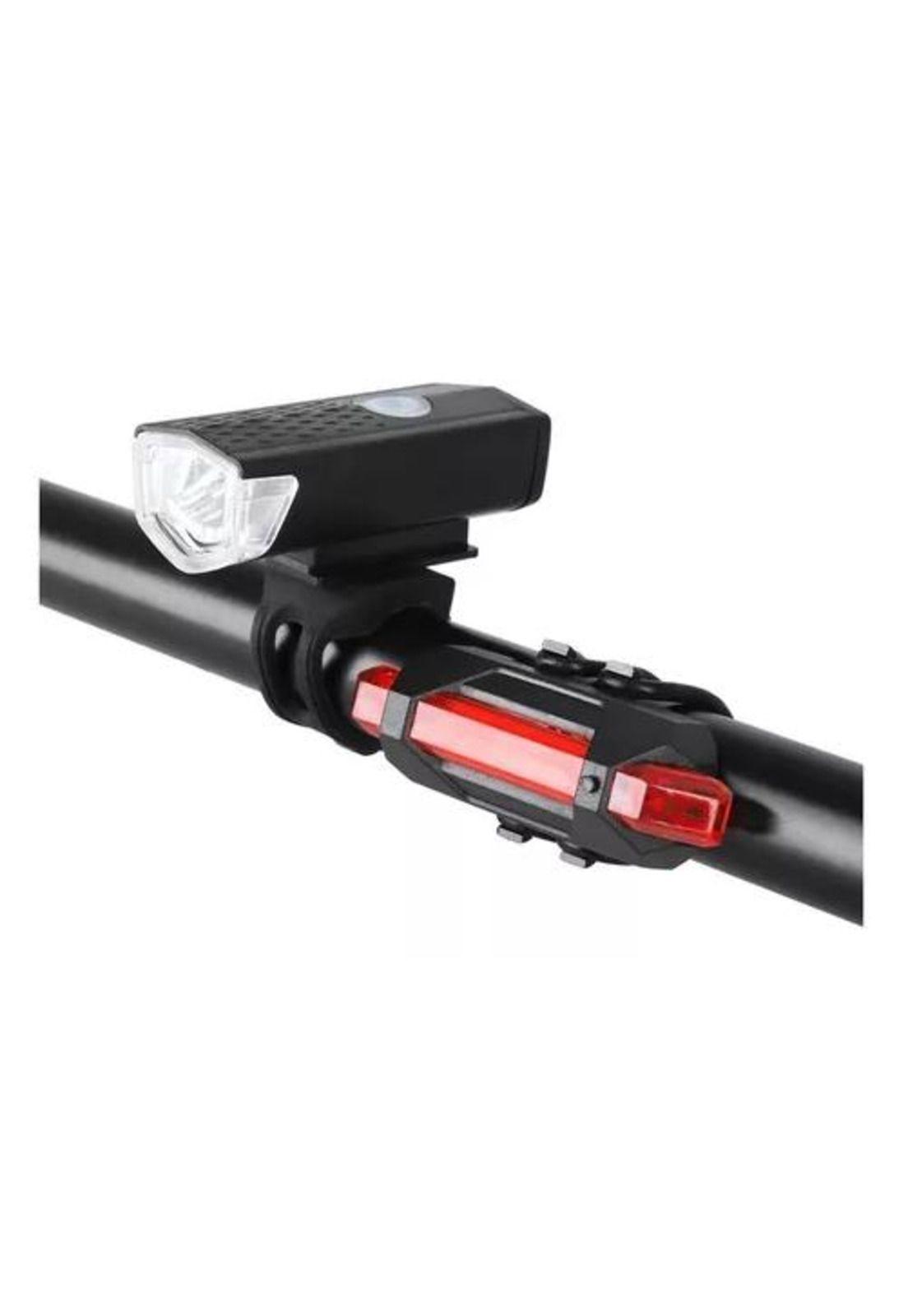 Pack Luz Bicicleta - Delantera y Trasera, Recargable por USB-2