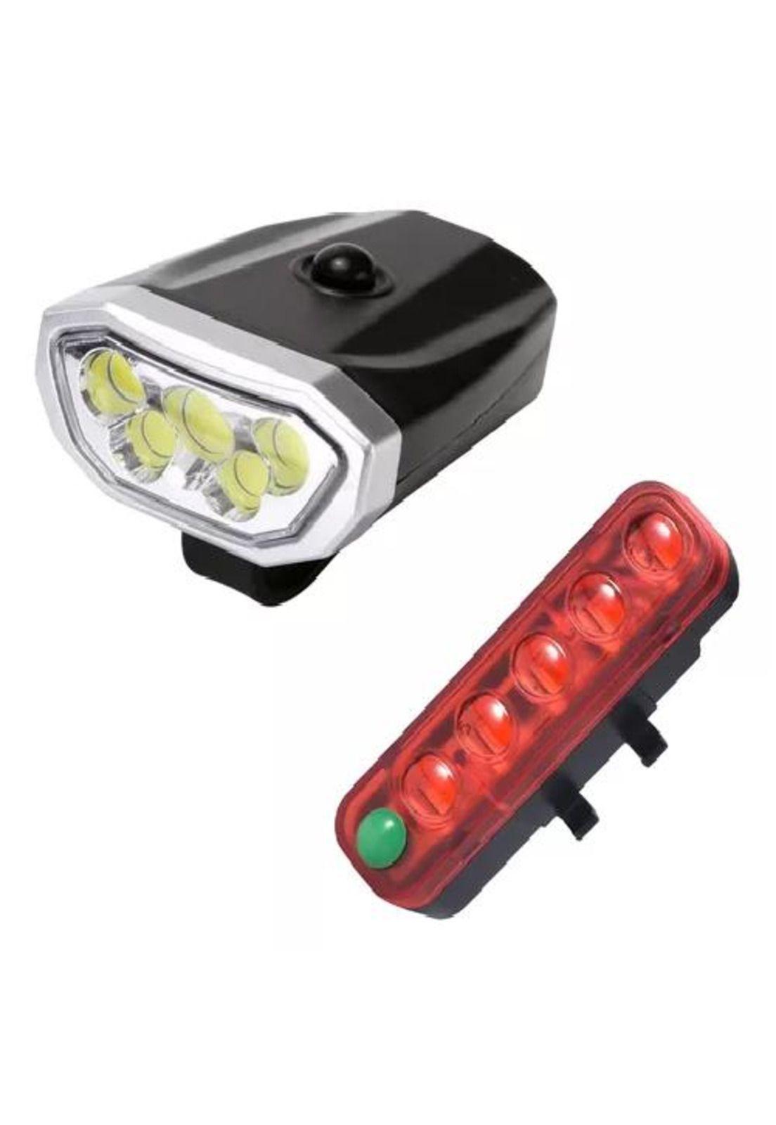 Pack Luz Bicicleta - Delantera y Trasera, Recargable por USB-3