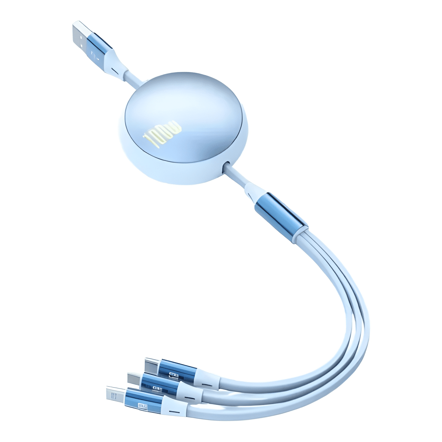 Cable retráctil 3en1 carga rápida tipoc micro lightning #2-2