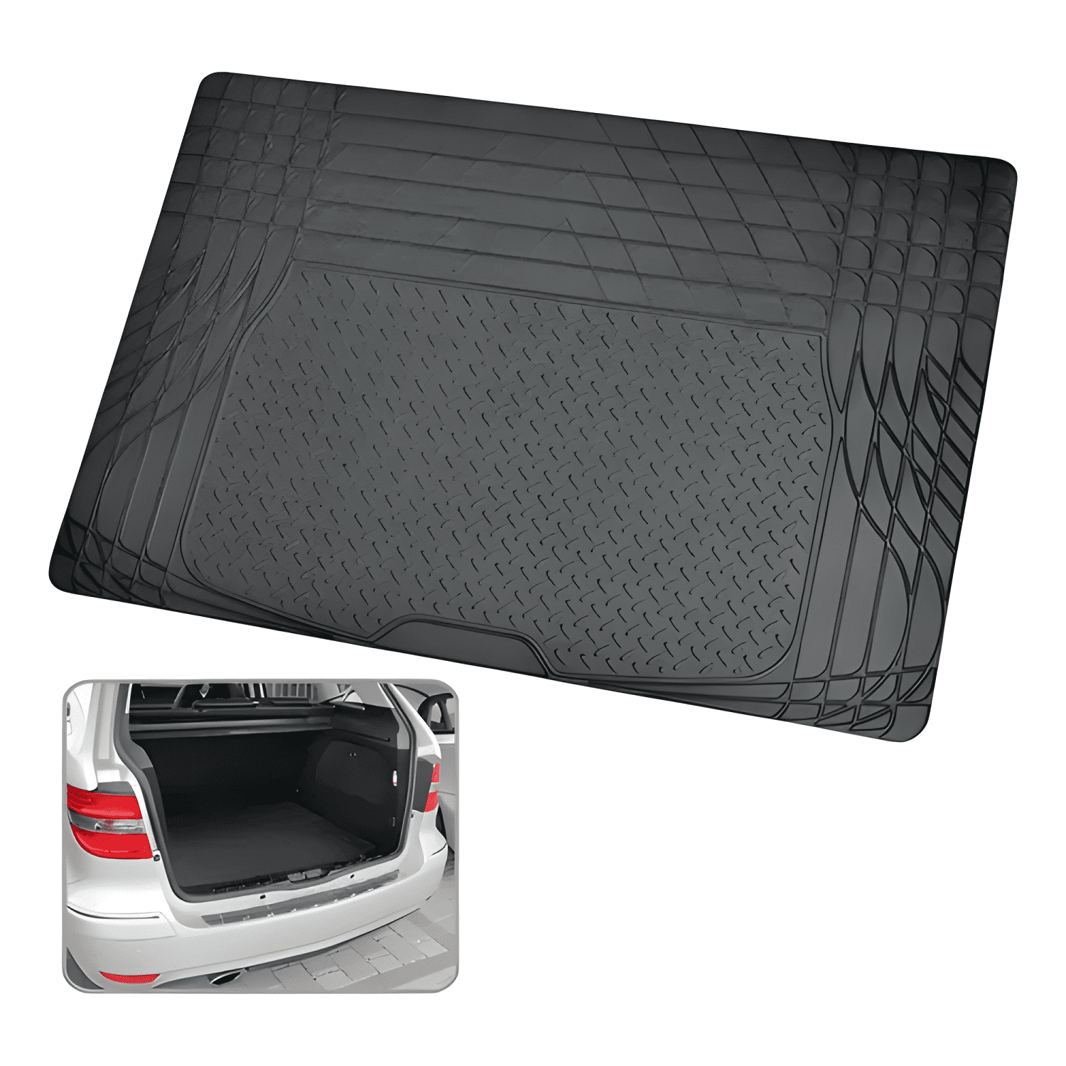 Cubre Maleta Goma Maletero Auto SUV Antideslizante 120x80cm-0