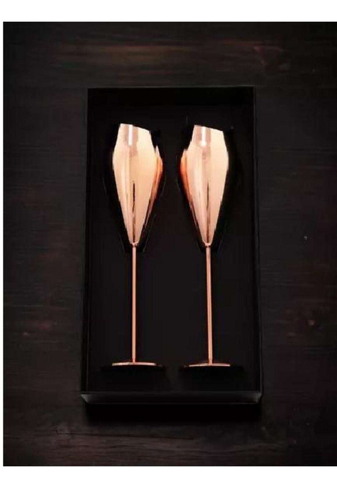 2 Copas Champagne Cobre Premium Coctel 215ml-2