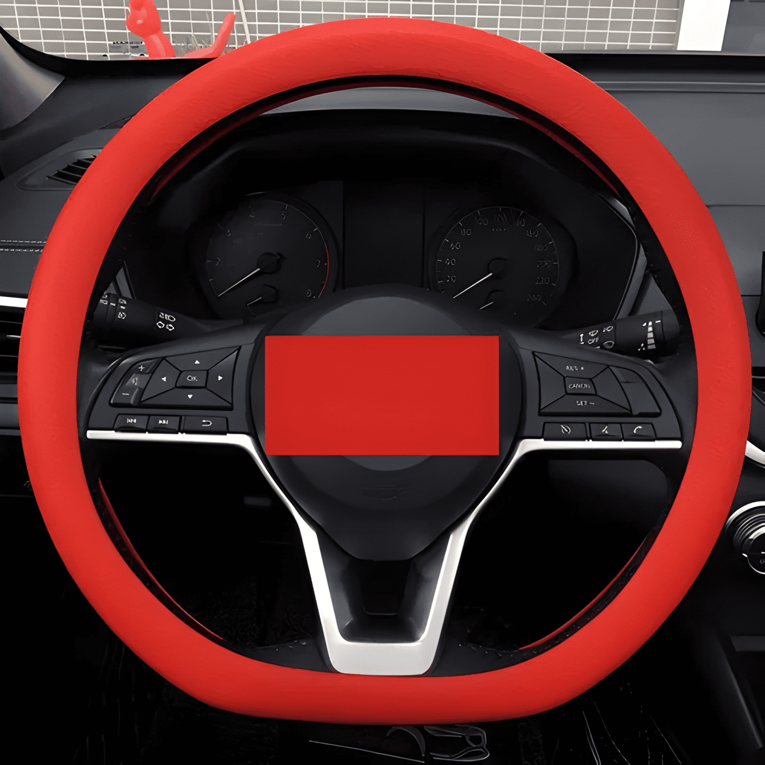 Cubre Volante Funda de Silicona para Autos Universal de Moda-1