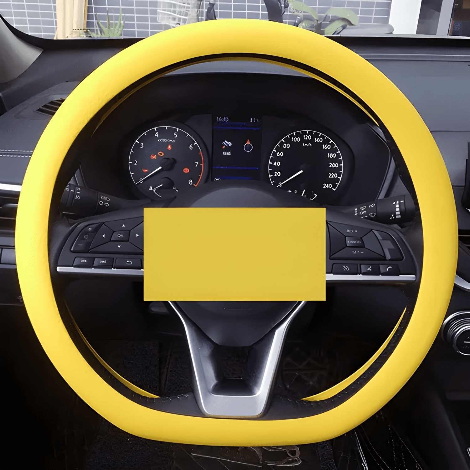 Cubre Volante Funda de Silicona para Autos Universal de Moda-3