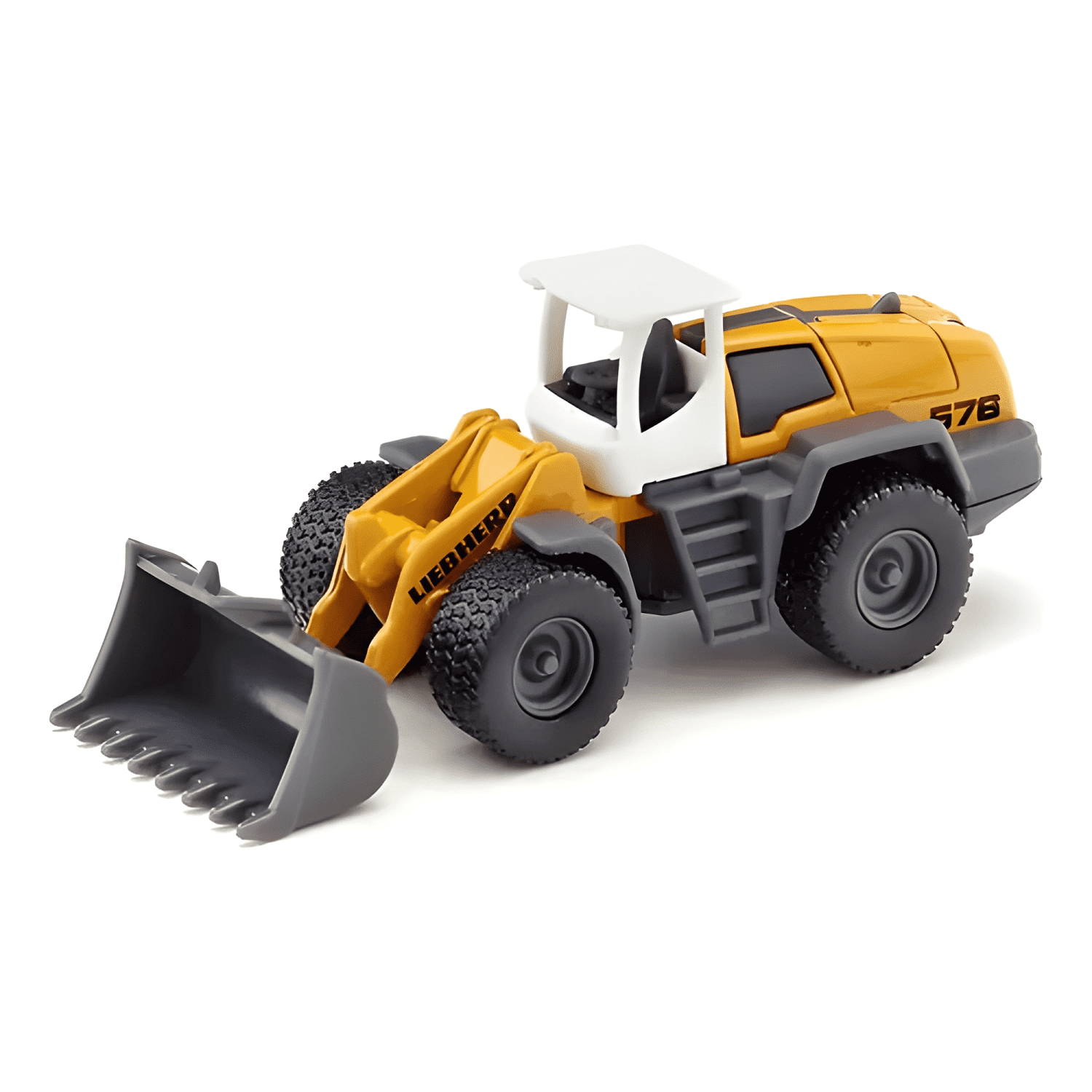 Cargador frontal Liebherr escala 1:87 metal amarillo-0