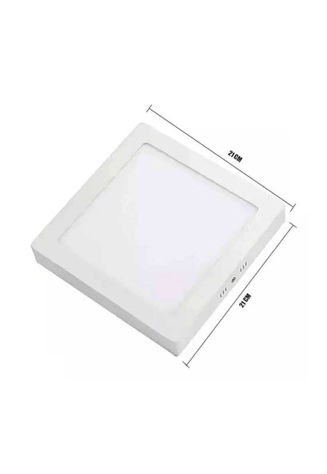 Foco led panel plafón cuadrado 18w luz fría-3