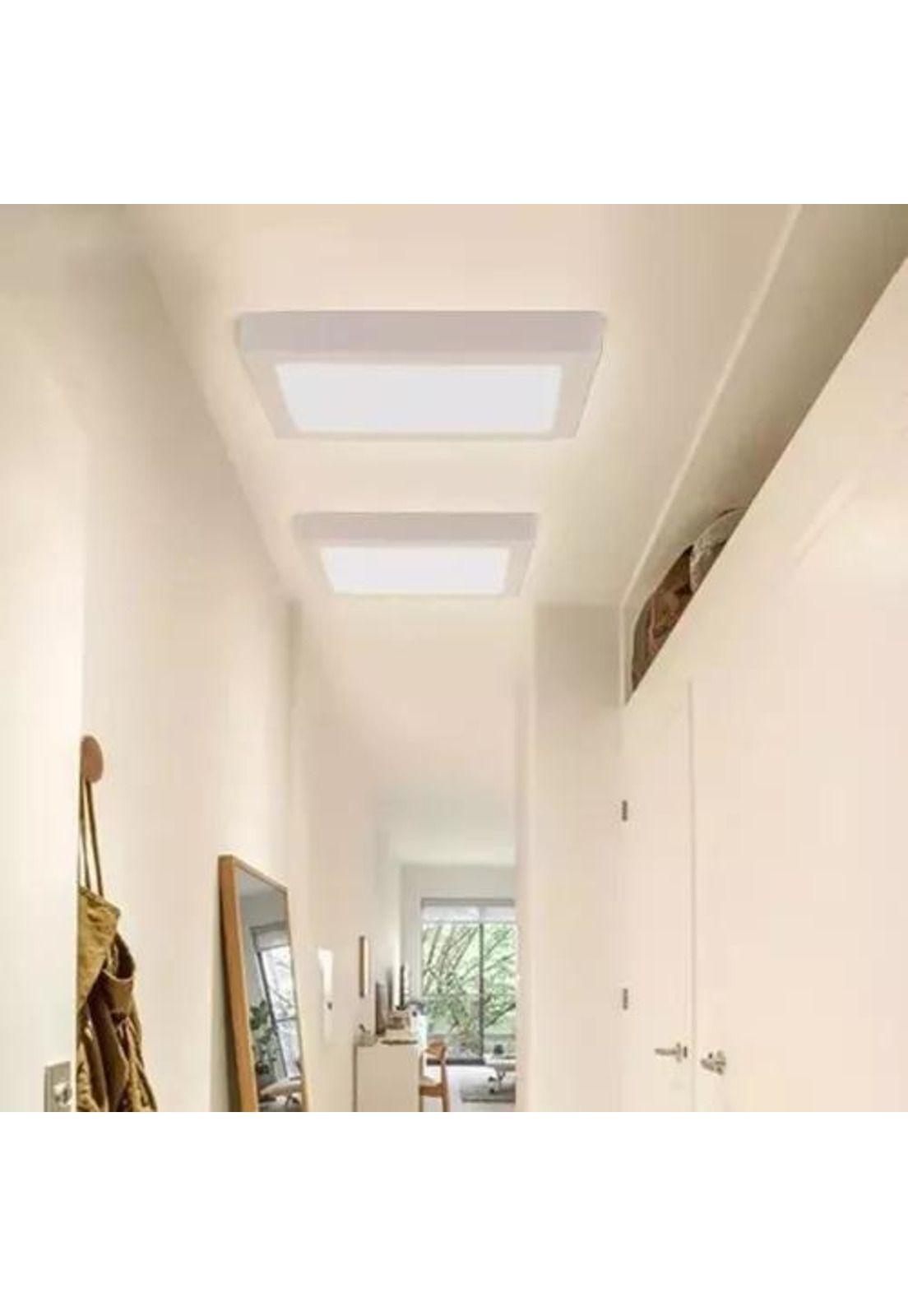 Foco led panel plafón cuadrado 18w luz fría-5