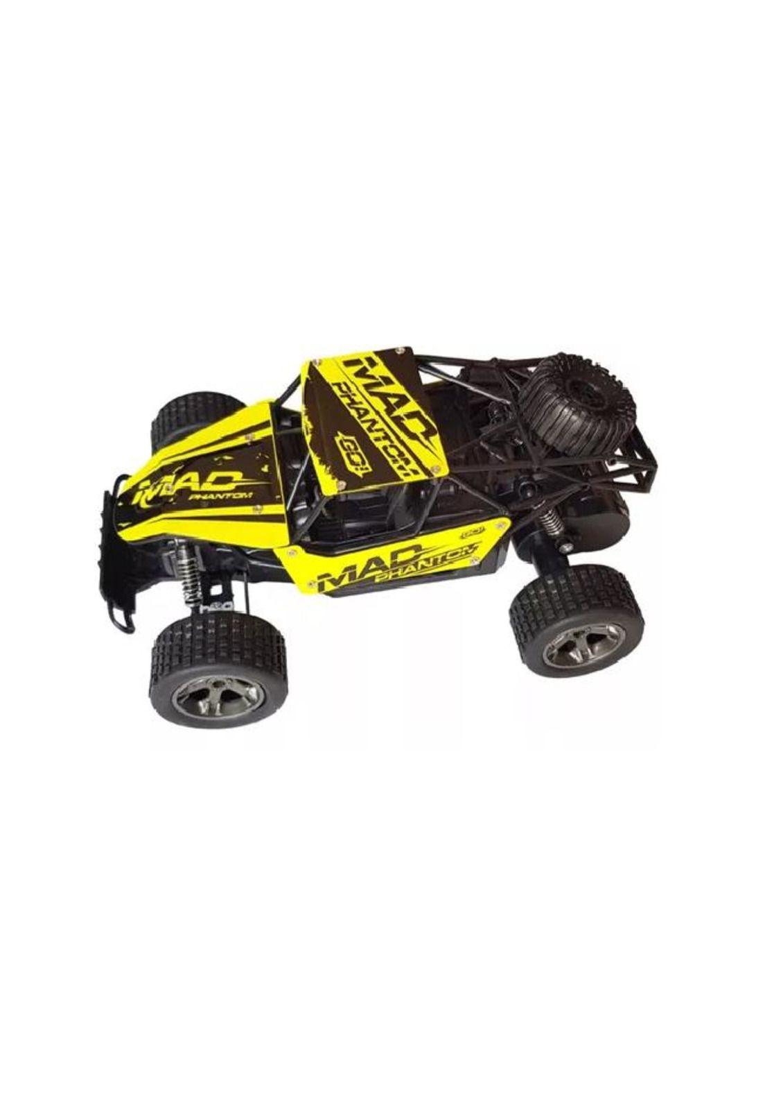 Auto a control remoto 2.4g escala 1:18 amarillo-0