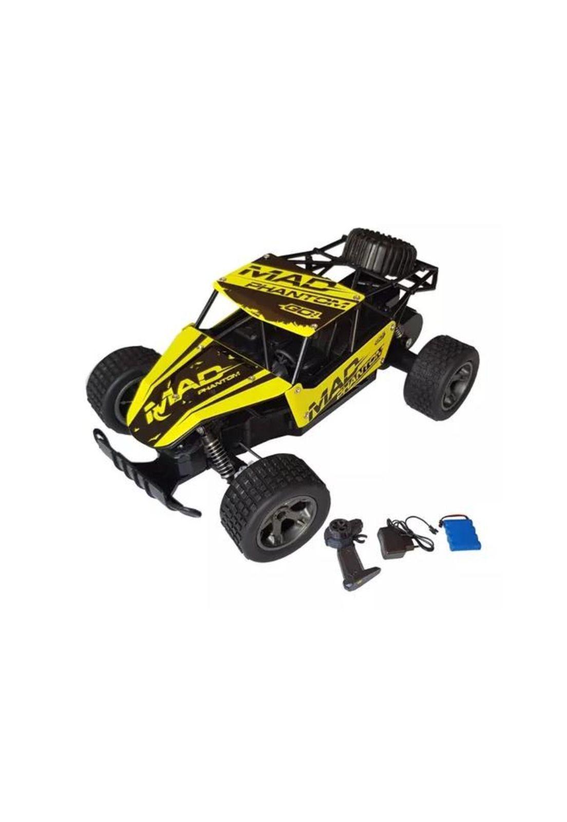 Auto a control remoto 2.4g escala 1:18 amarillo-1