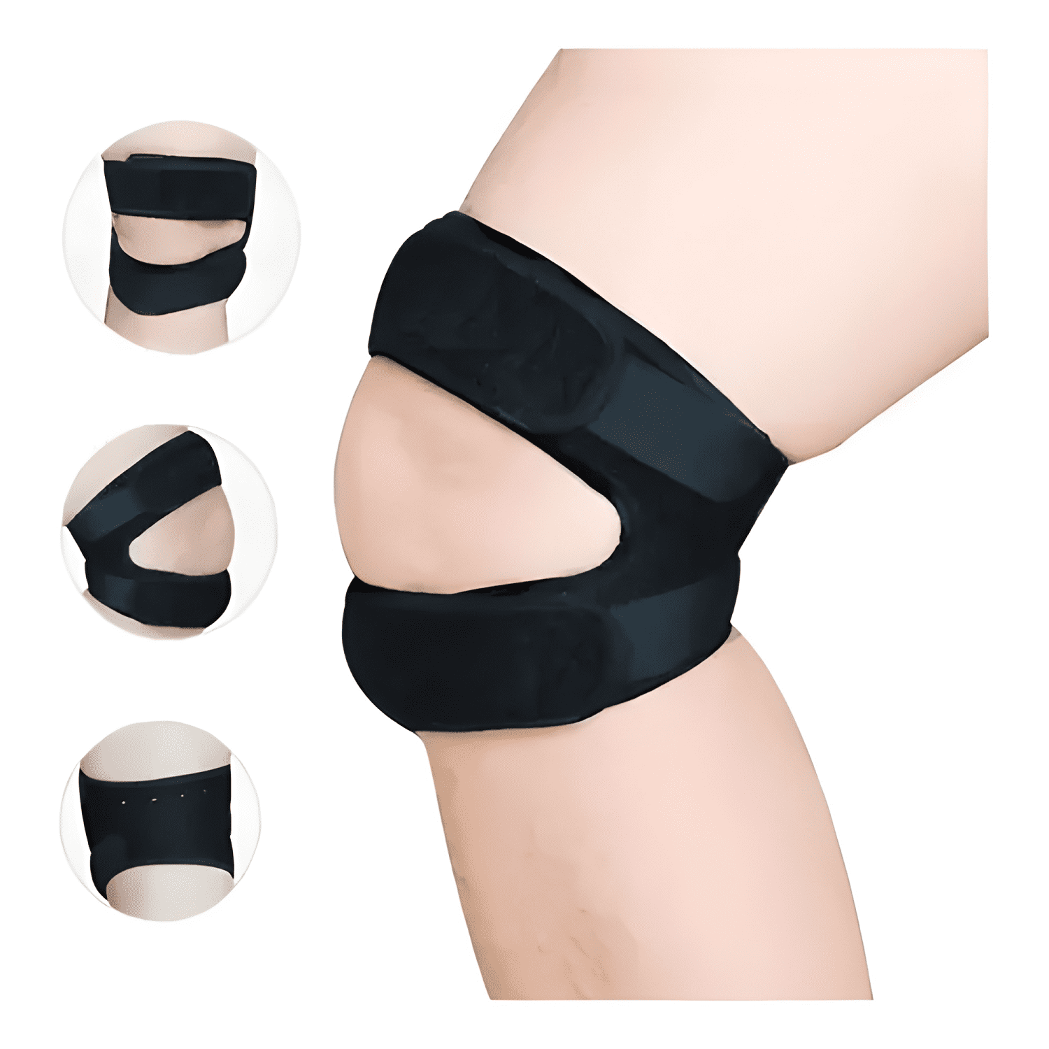 Pack 2 rodilleras Neoclinic menisquera neopreno negras #2-0