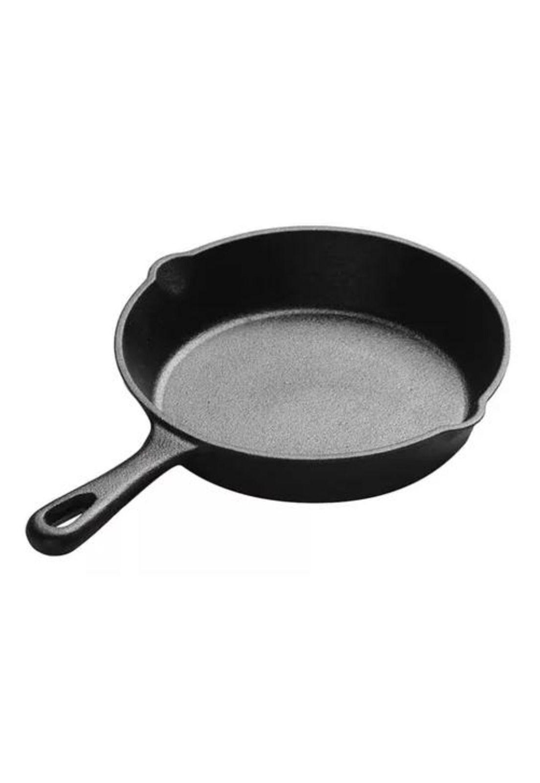 Sartén redonda de hierro fundido de 16 cm, para provoleta y parrilla-5