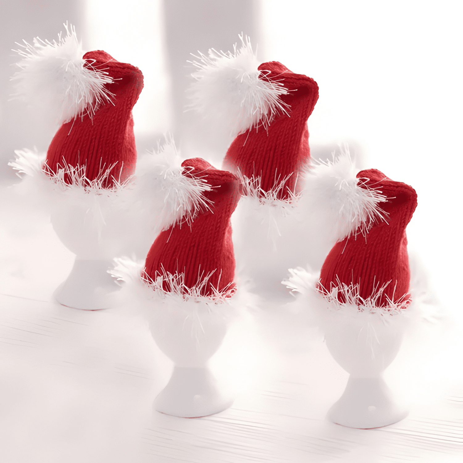 Huevera de porcelana cinf, juego de 4 vasos de cerámica-0