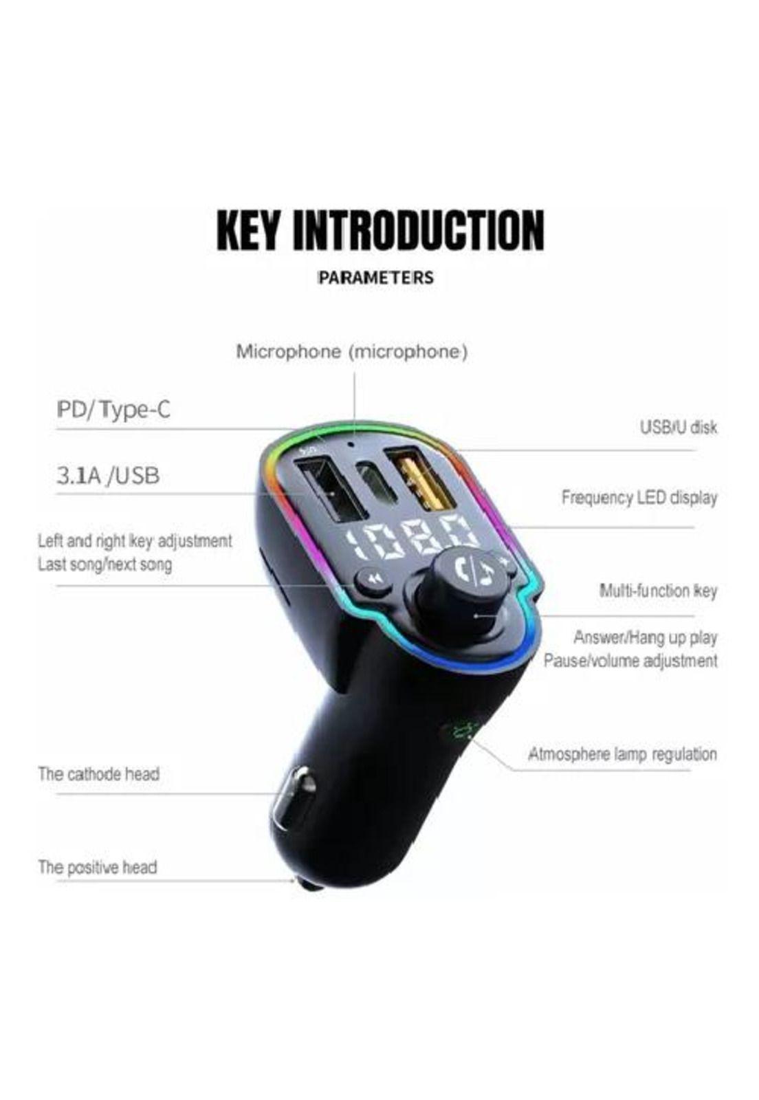 Cargador de auto con Bluetooth A10-3