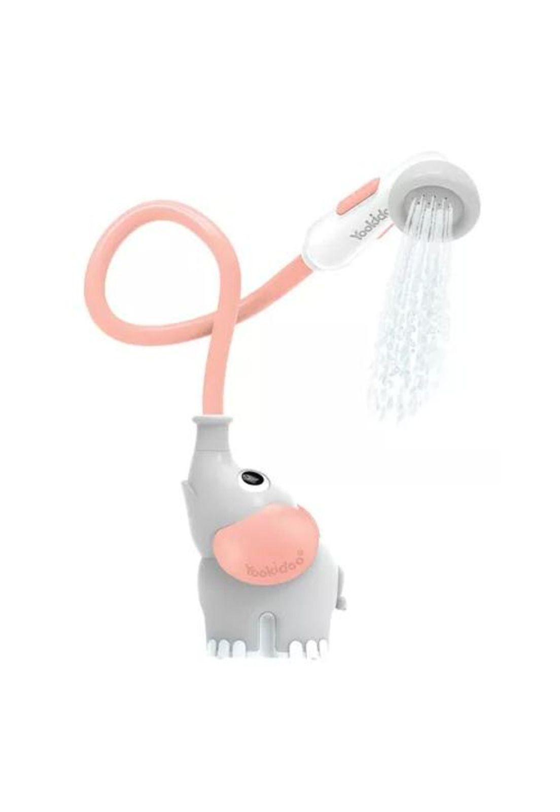 Elefante Ducha Interactivo - Rosado para Bebé Bañera Yookidoo-0