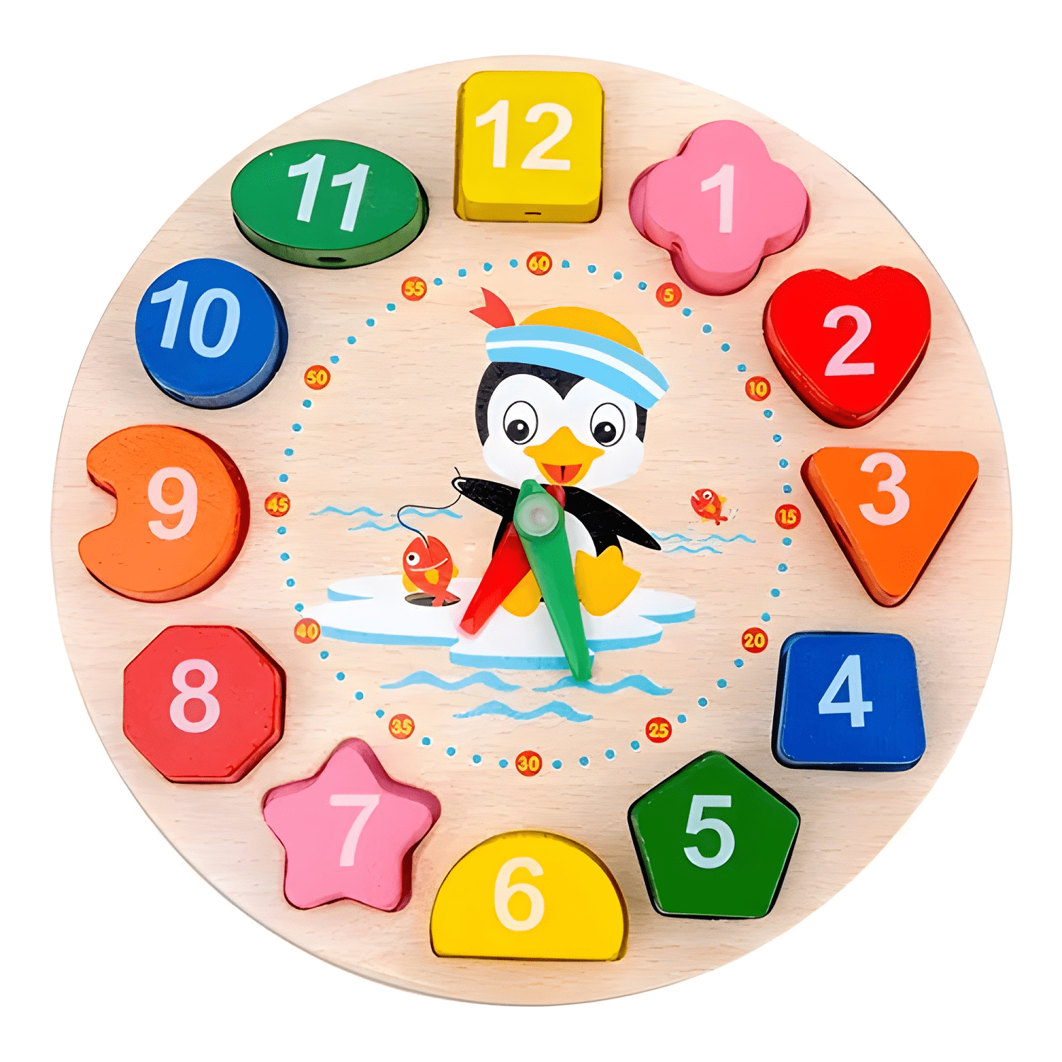 Juguetes aprendizaje de madera didáctico para niños bebés #8-1
