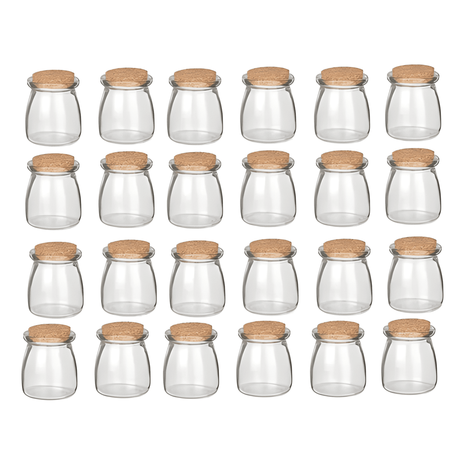 Pack 24 frasco vidrio pudding 200 ml para postres #2-0