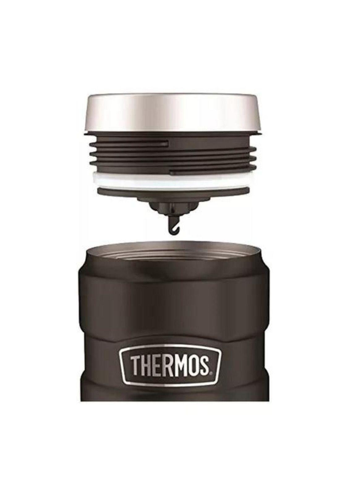 Thermos Stainless King - Acero Inoxidable, 470 ml, Negro-1