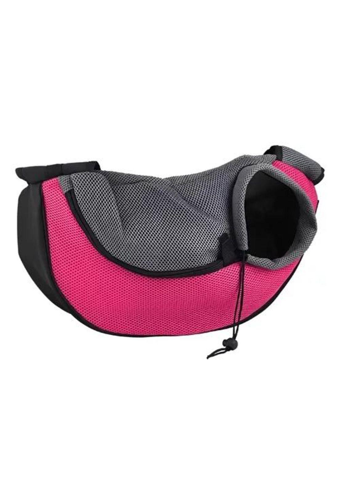 Bolso transportador de gatos mochila para perros pequeños fucsia-4
