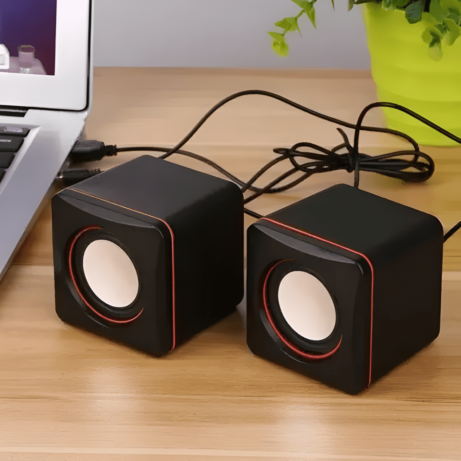 Set parlantes para pc notebook 2 0 pc salida 3 5mm-3