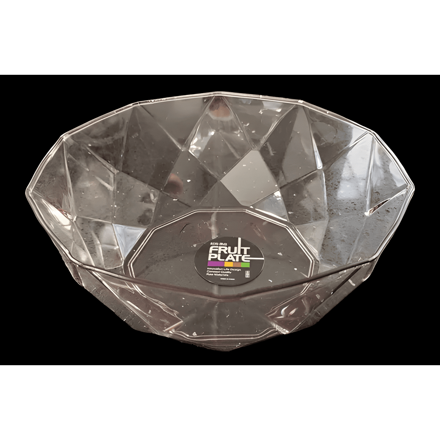 Ensaladera bowl acrílico menaje ensaladas 25cm Transparente-2