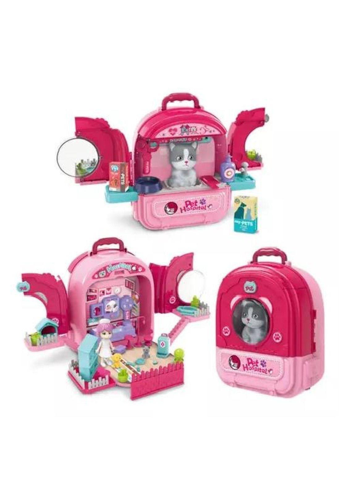 Maleta 3 en 1 - Cuidados de Mascota, Gato, Pets Hospital-4