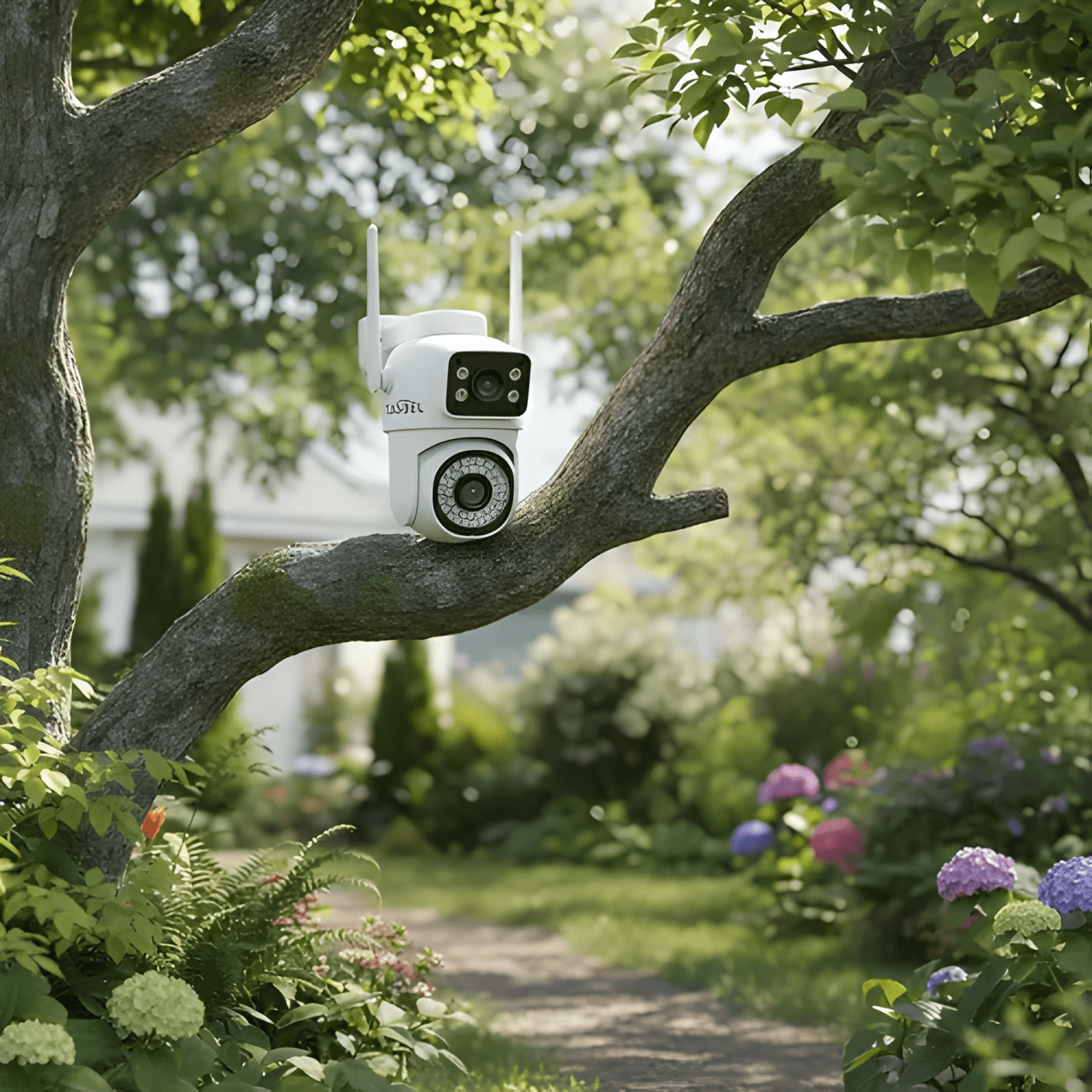 Camara Wifi Ip de Seguridad Exterior Doble Lente-4