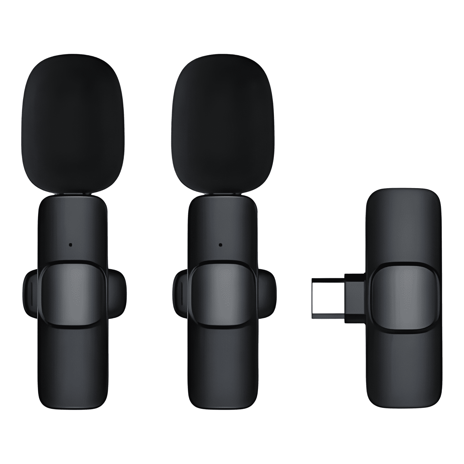 2 Micrófono inalámbrico doble compacto usb-c Negro-0