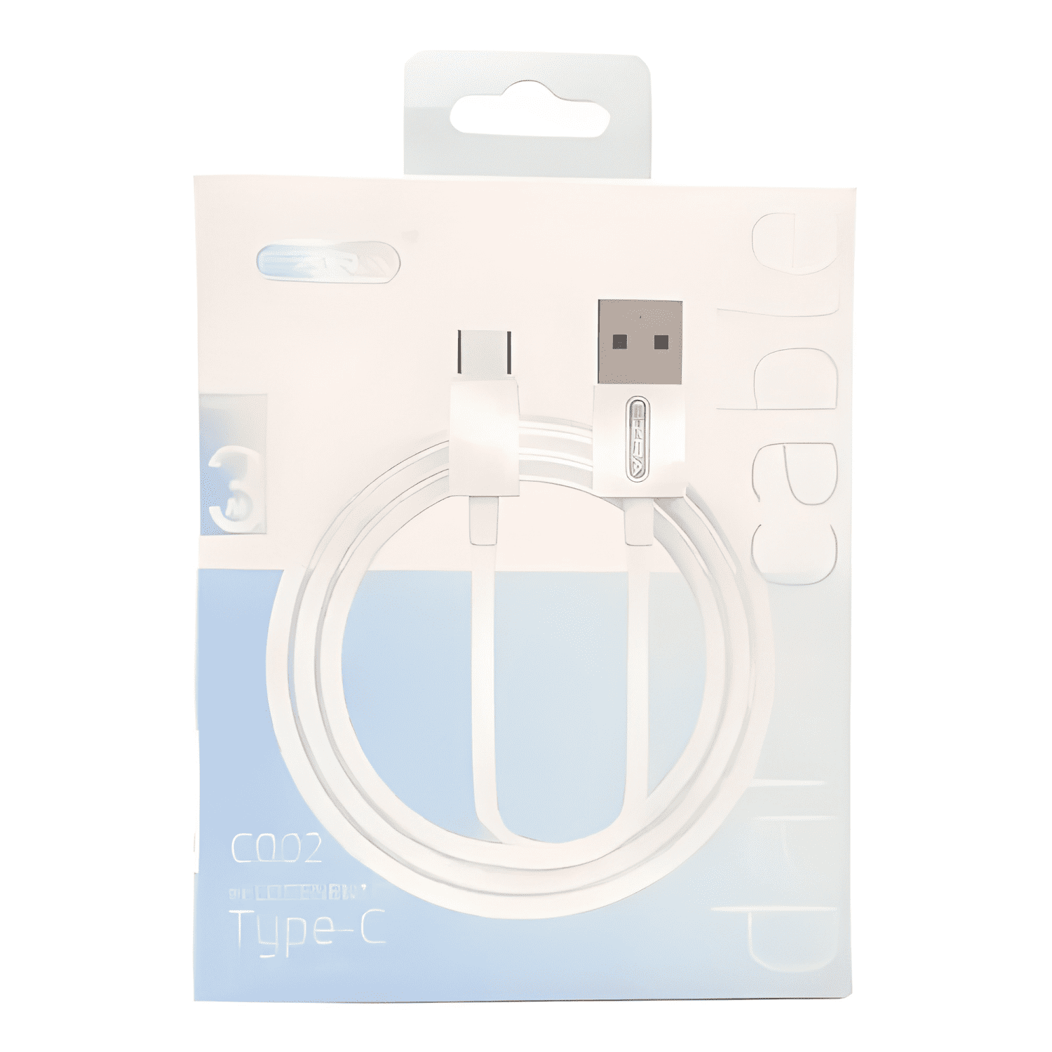 Cable tipo c 1 metro ezra carga rápida 2.1a ce rohs-2