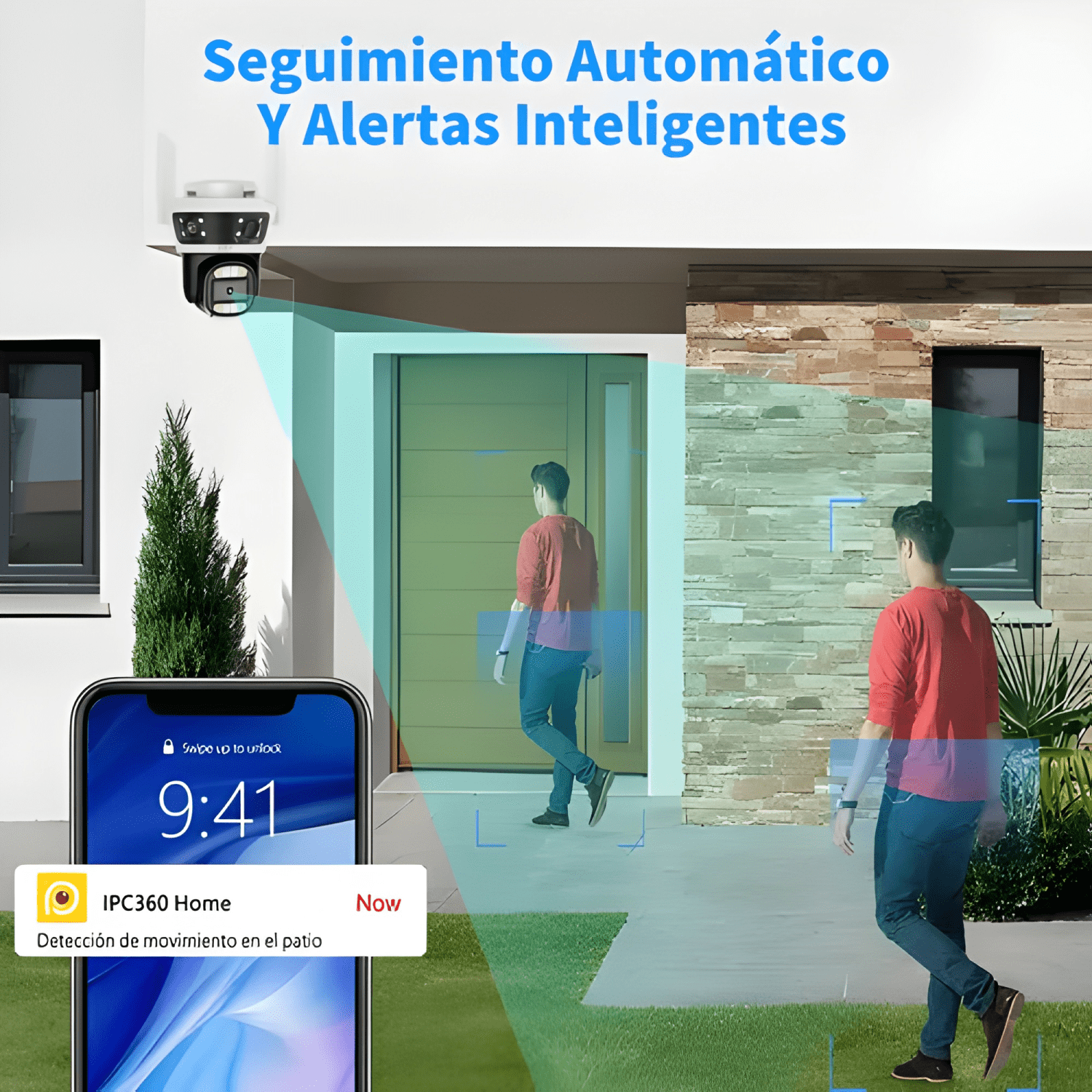 2nlf® 12mp Cámara de Seguridad Exterior Wifi Ip 360 3-2