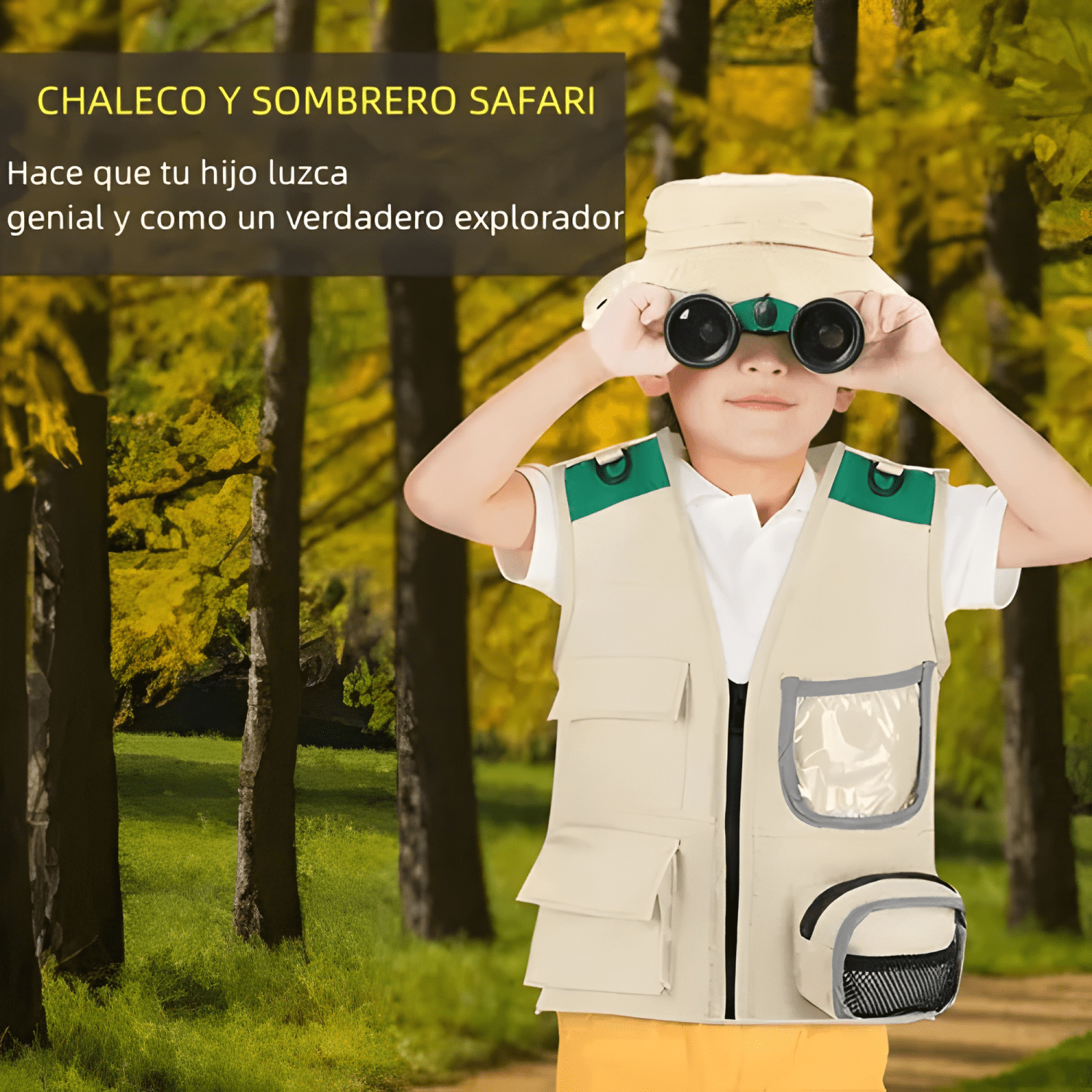 Kit de aventura para niños, exploración al aire libre juegos-2