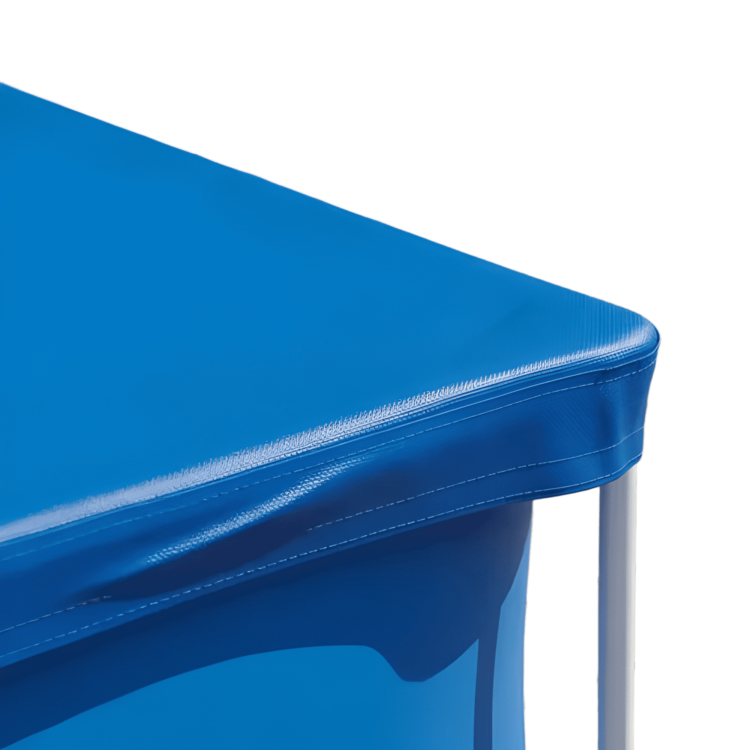 Lona cobertora impermeable para piscina 4 x 2,11 m azul-0