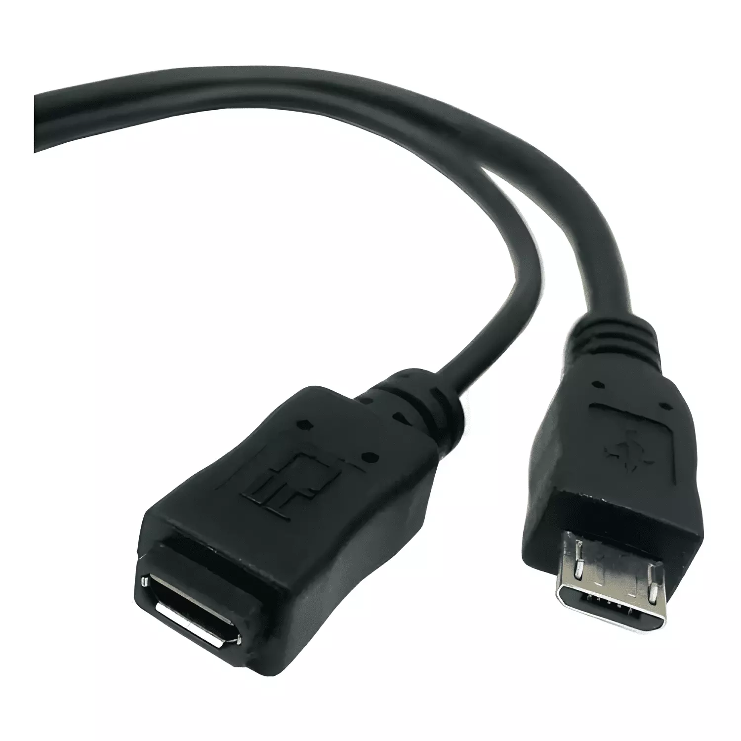 Adaptador micro USB OTG puerto de alimentación macho hembra-2
