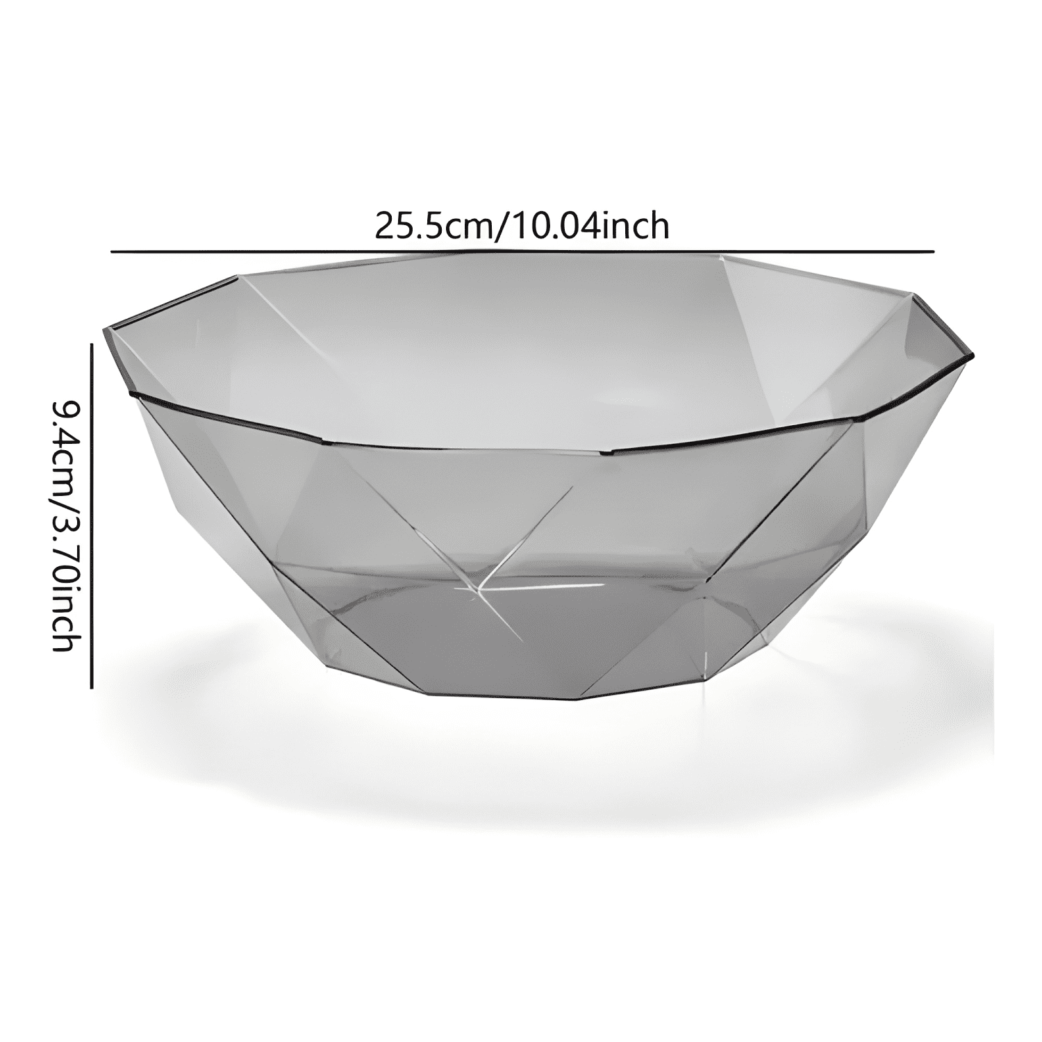 Ensaladera bowl acrílico menaje ensaladas 25cm-3