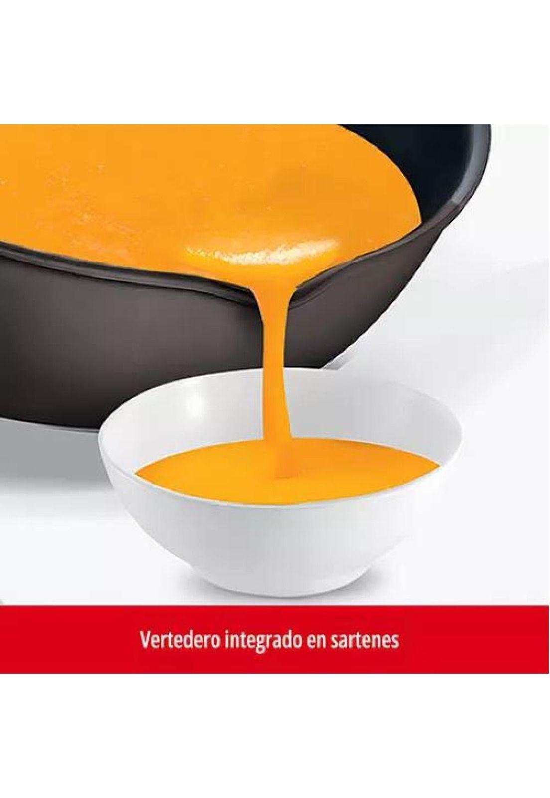 Batería T-fal - 20 Piezas, Easy Care, Aluminio Antiadherente, Color Rojo-5
