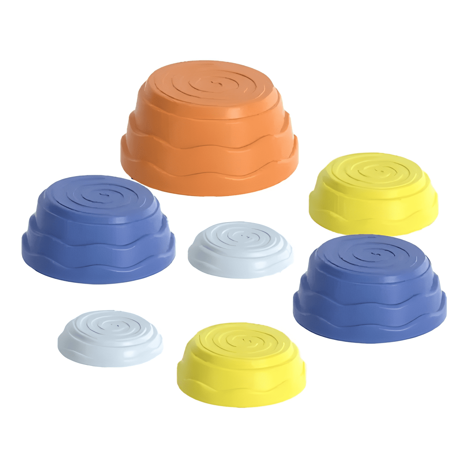 Pack de 7 piedras de equilibrio para niños multifuncional-2