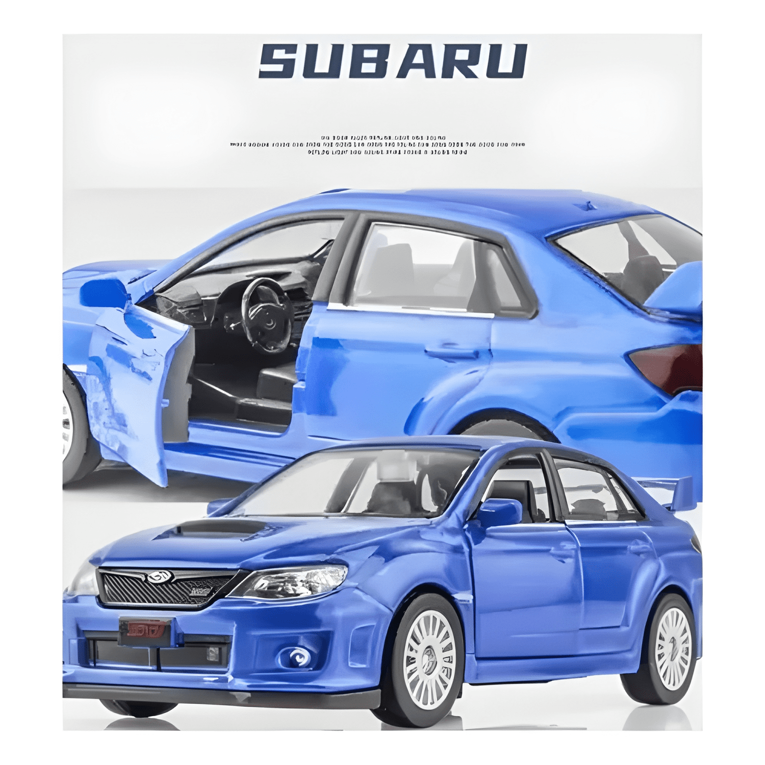 Auto de colección Subaru Impreza escala 1:36-4