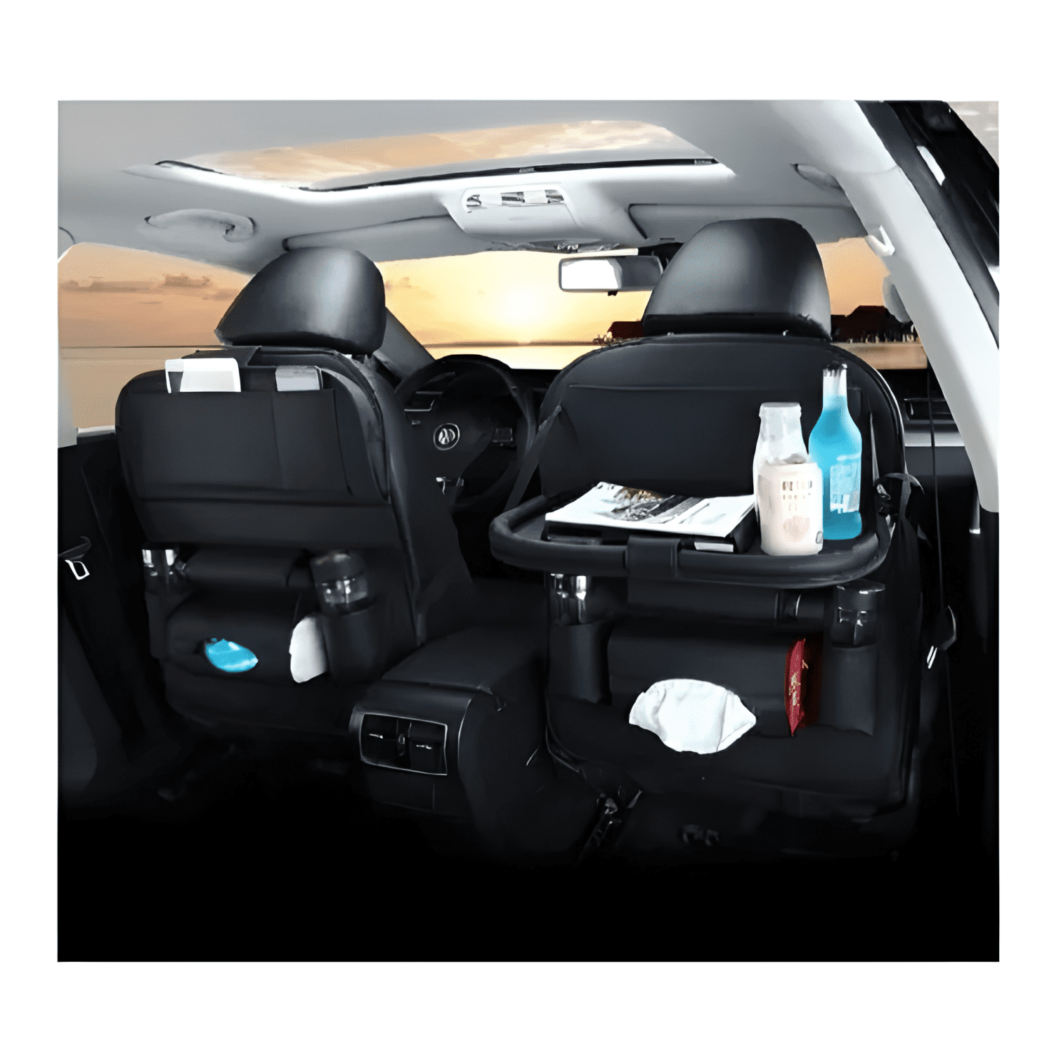 Organizador Portavasos De Asiento Par Lexus Rx SUV Mediano-1