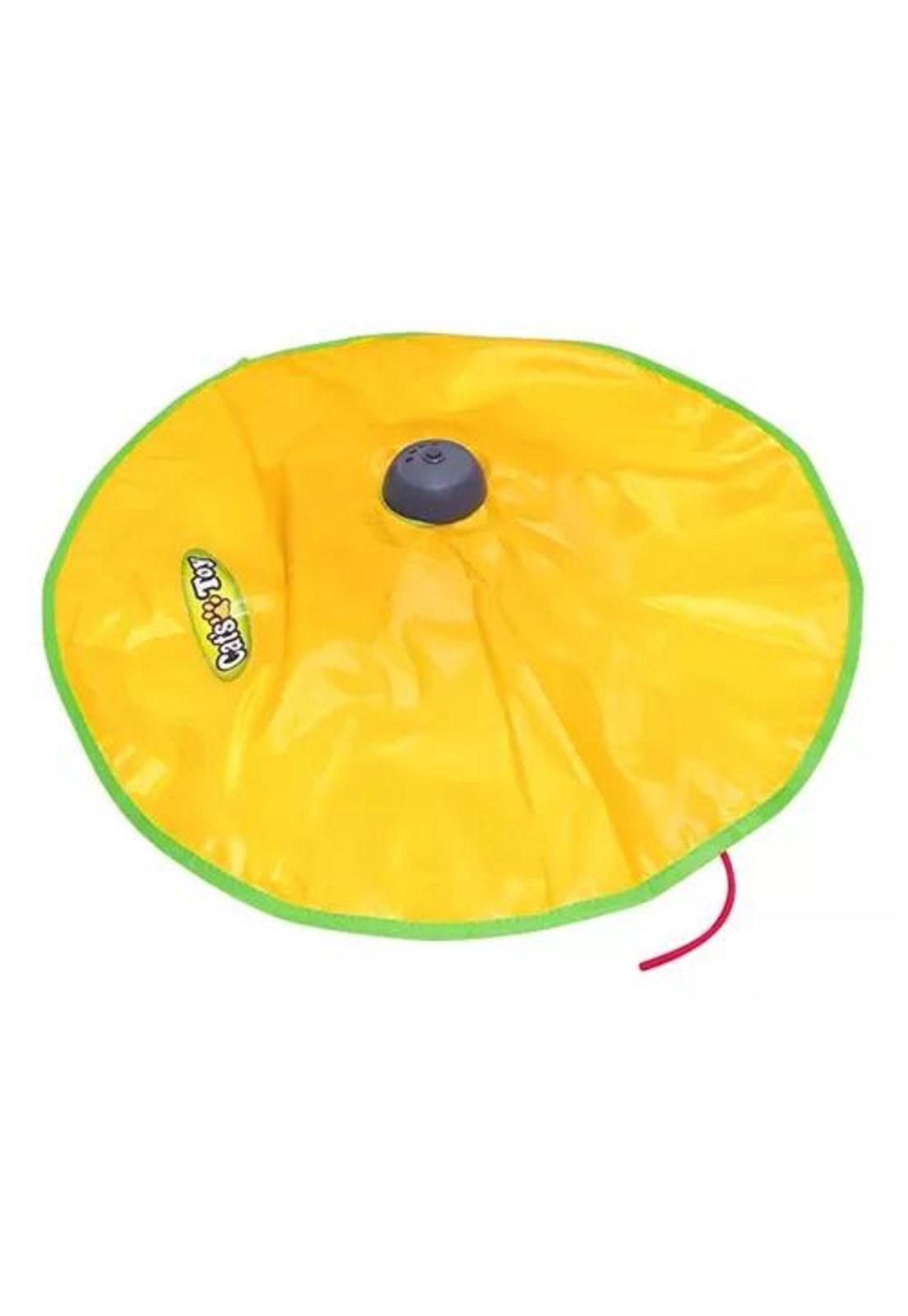 Juguete Interactivo para Gato - Giratorio, Mascotas, Color Amarillo-2