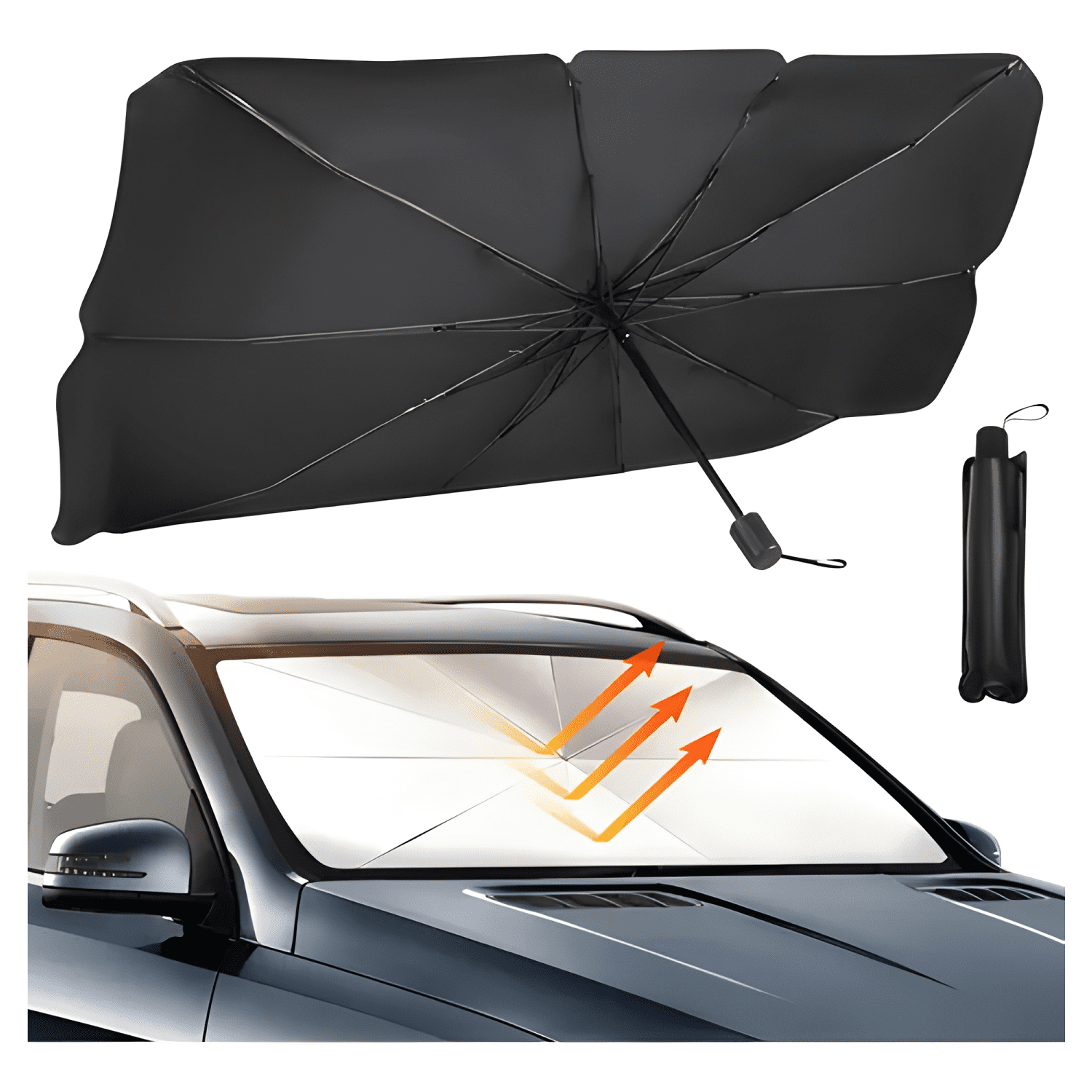Tapasol Parabrisas Cubre Sol para Coche Cortinas Parasol Lit-0