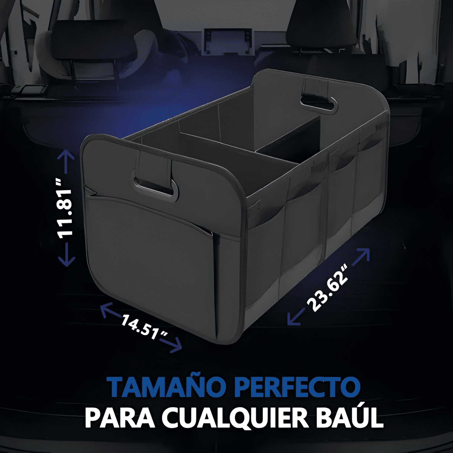 Caja Organizadora De Maleta Auto Bolso Maletero Plegabl #668-1