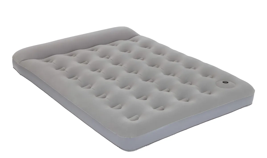 Colchon Inflable 2 Plazas Coleman® Con Bomba De Aire Pie Gris-0