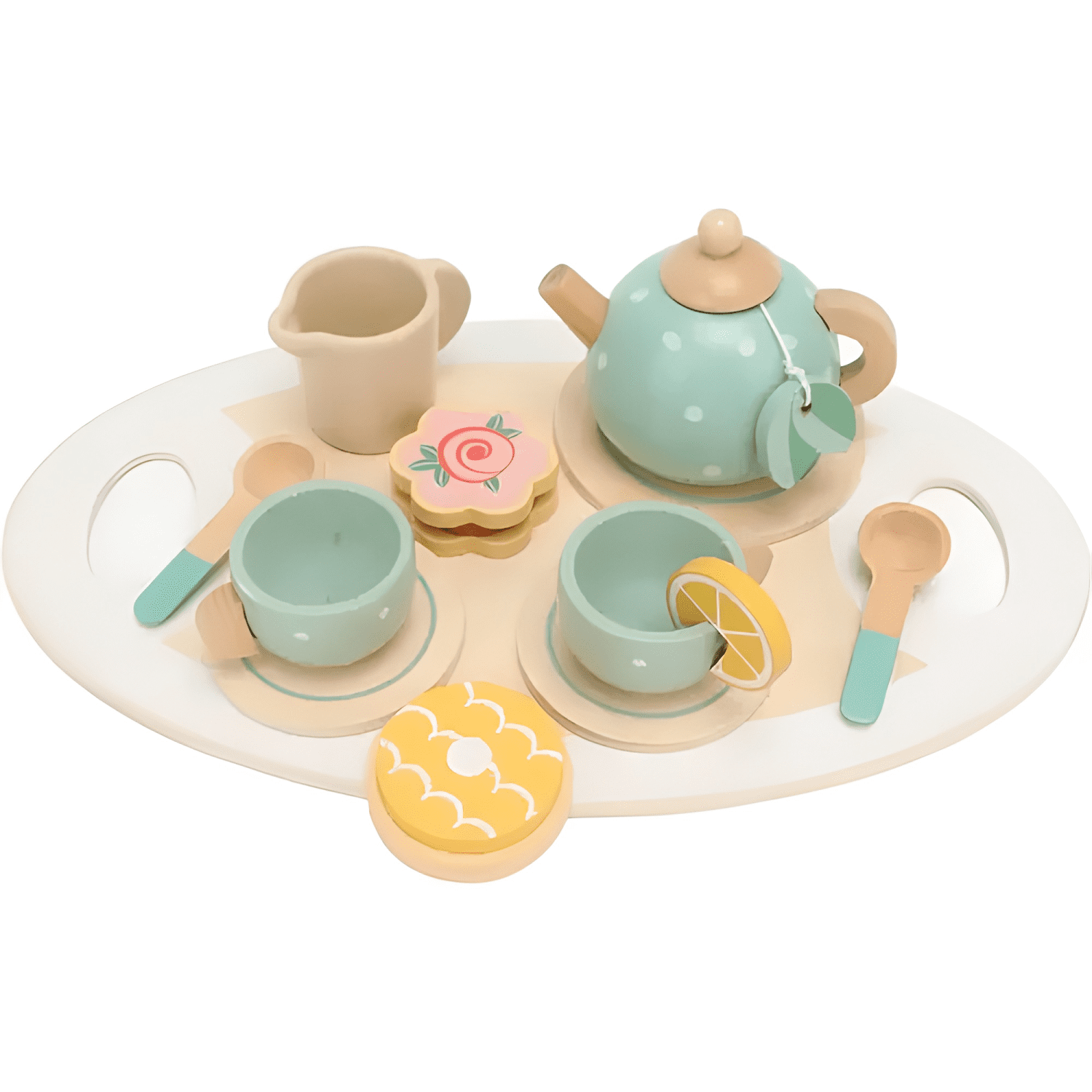 Set de tazas de madera juego didáctico para niños #1-2