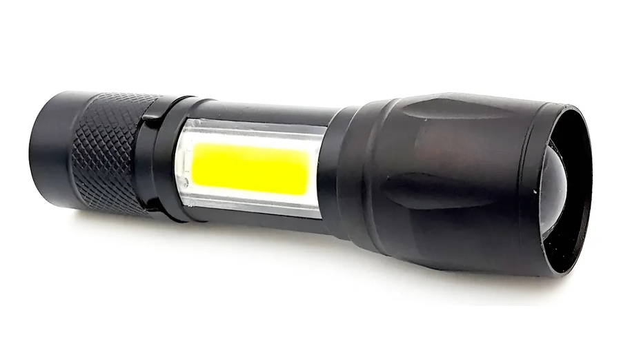 Mini Linterna Tactica Recargable Lampara Luz Led Aj Shop Blanco-0