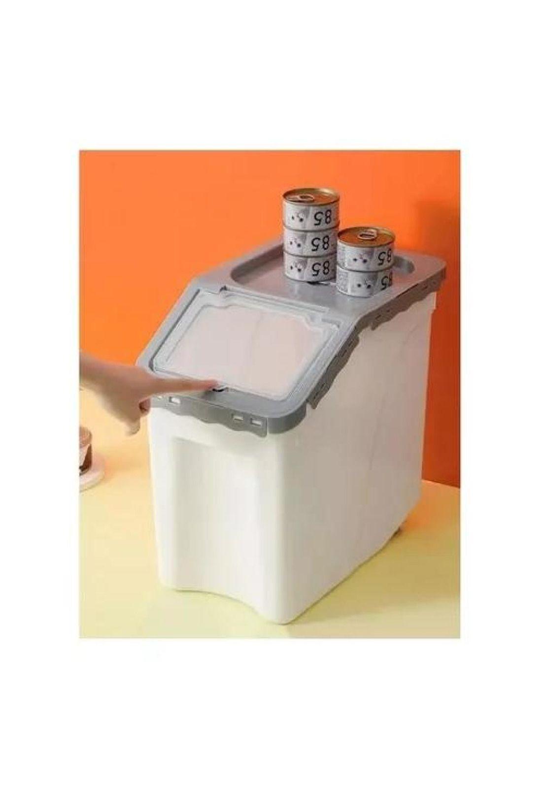 Contenedor de comida para mascotas XL, anti hongos, 10 kg-2